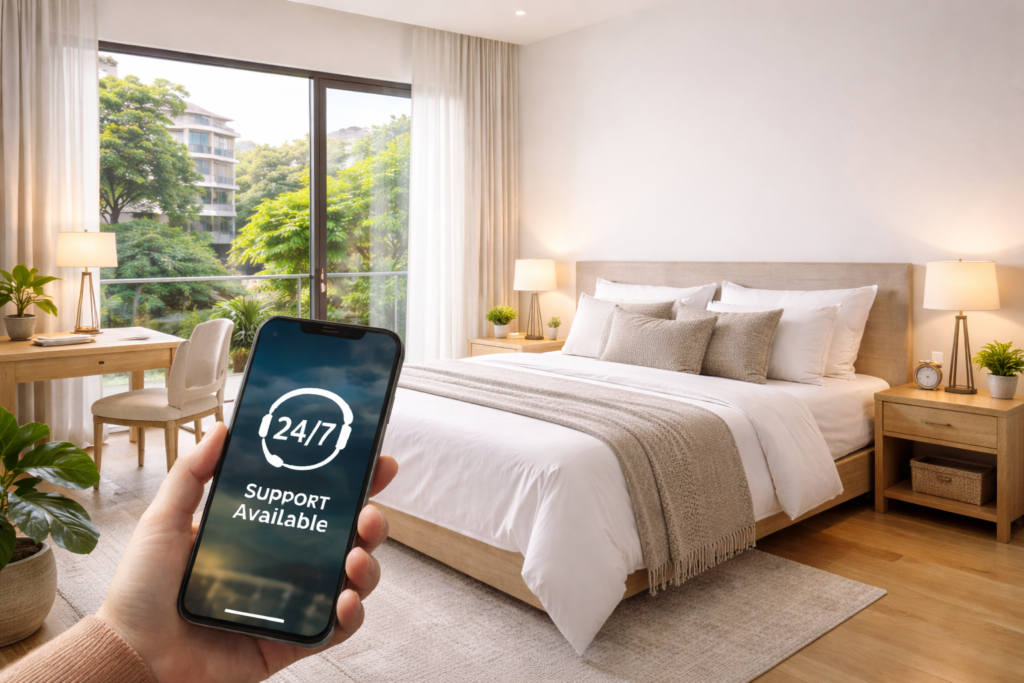 24/7 Support Homestay Hauz Khas for a Secure and Comfortable Stay.