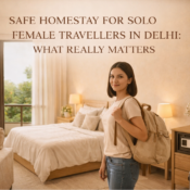 safe homestay for solo female travellers in Delhi