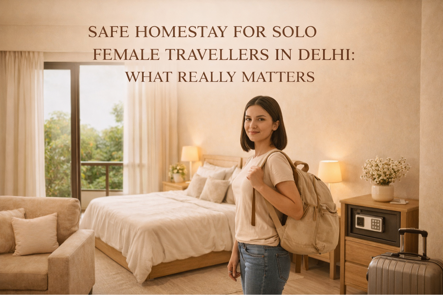 safe homestay for solo female travellers in Delhi