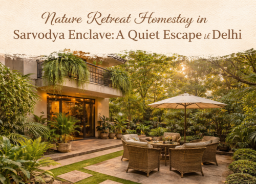 Nature Retreat Homestay in Sarvodya Enclave: A Quiet Escape in the Heart of Delhi