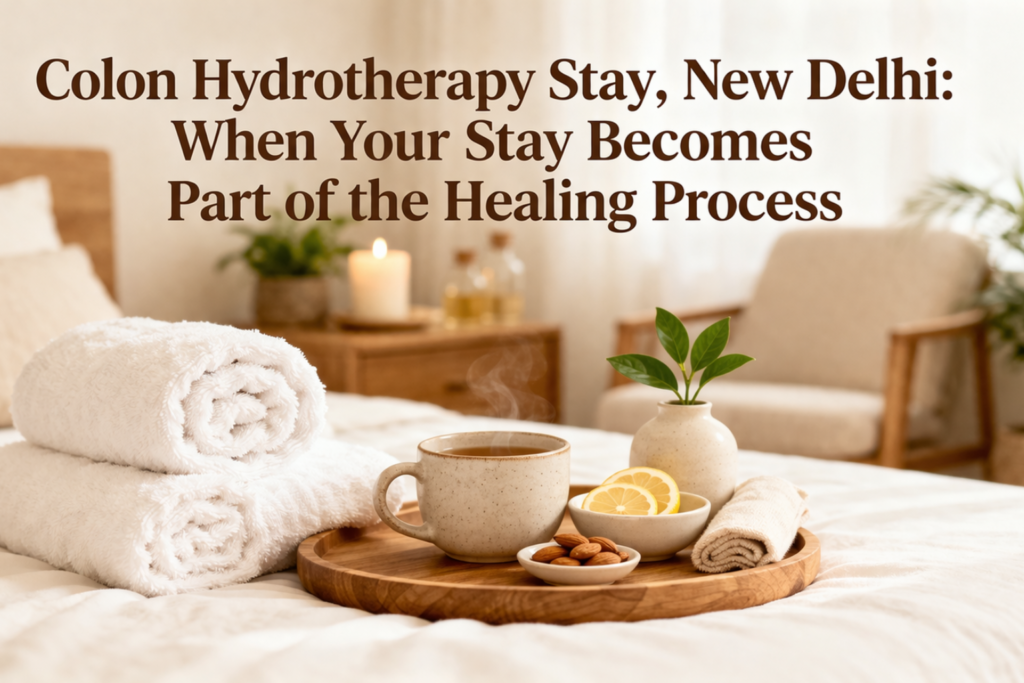Colon Hydrotherapy Stay, New Delhi: When Your Stay Becomes Part of the Healing Process